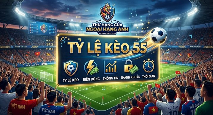 tỷ lệ kèo 55